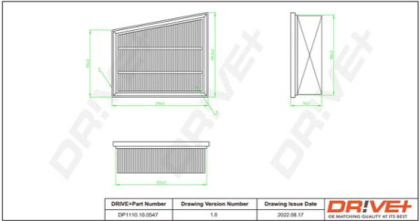 Повітряний фільтр Dr!ve+ DP1110100547