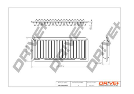 FILTR POWIETRZA TOYOTA IQ 1.0 08- Dr!ve+ DP1110100577