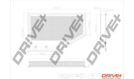 Воздушный фильтр Dr!ve+ DP1110100590