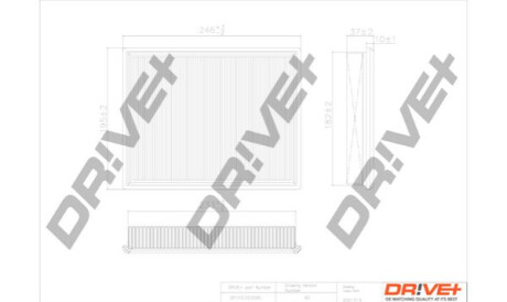 Повітряний фільтр Dr!ve+ DP1110100595