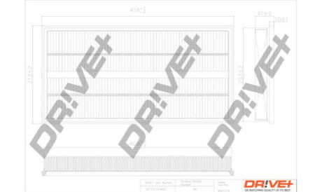 Воздушный фильтр Dr!ve+ DP1110100603