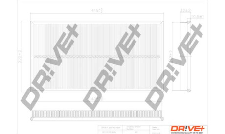 Воздушный фильтр Dr!ve+ DP1110100604