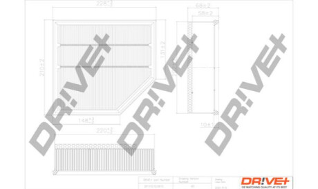 Воздушный фильтр Dr!ve+ DP1110100610