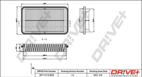 Воздушный фильтр Dr!ve+ DP1110100635