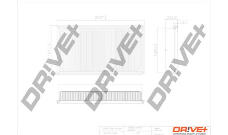 Воздушный фильтр Dr!ve+ DP1110100643