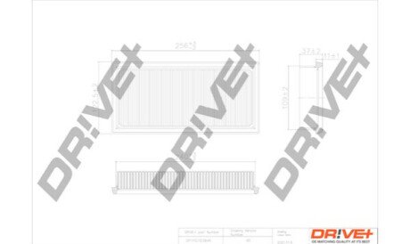 Повітряний фільтр Dr!ve+ DP1110100646