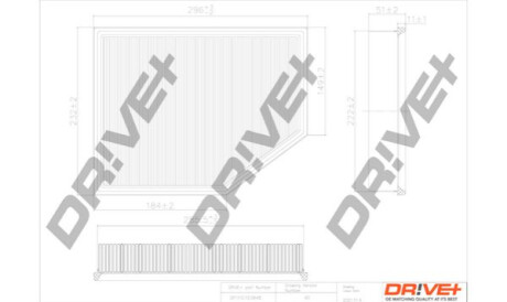 Воздушный фильтр Dr!ve+ DP1110100648