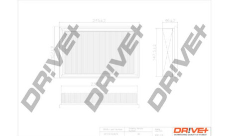 Воздушный фильтр Dr!ve+ DP1110100674