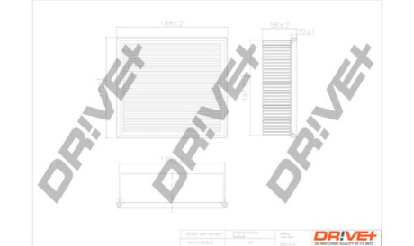 Воздушный фильтр Dr!ve+ DP1110100678