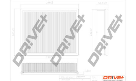 Воздушный фильтр Dr!ve+ DP1110100694