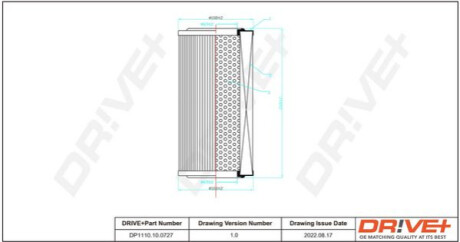 Повітряний фільтр Dr!ve+ DP1110100727