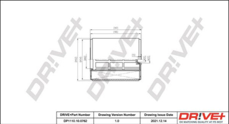 Повітряний фільтр Dr!ve+ DP1110100762 (фото 1)