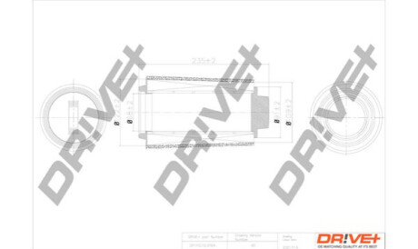 Воздушный фильтр Dr!ve+ DP1110100764