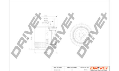 Масляный фильтр Dr!ve+ DP1110110289