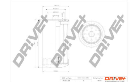 Масляный фильтр Dr!ve+ DP1110110298