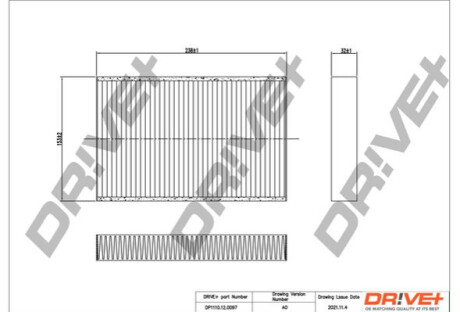 Фільтр, повітря у салоні Dr!ve+ DP1110120097