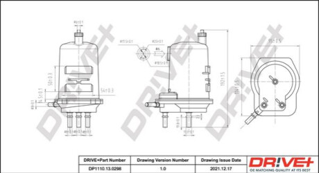 Фильтр топлива Dr!ve+ DP1110130298