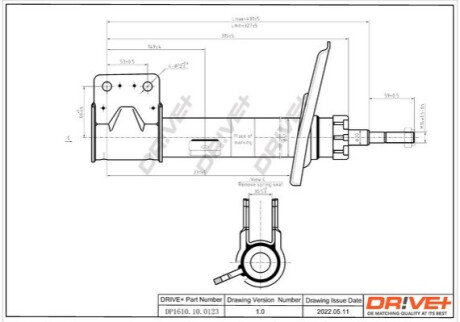 Амортизатор (передній) Citroen C4 06-13- (R) Dr!ve+ DP1610100123