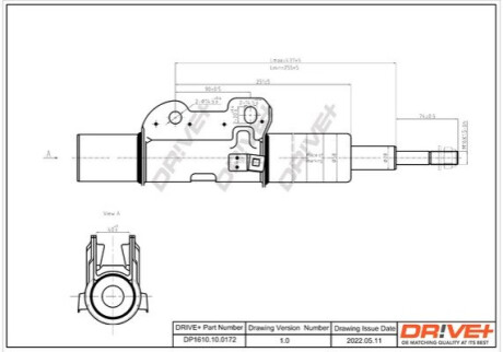 Амортизатор (передній) MB Sprinter 311-419CDI (907/910) 18- Dr!ve+ DP1610100172