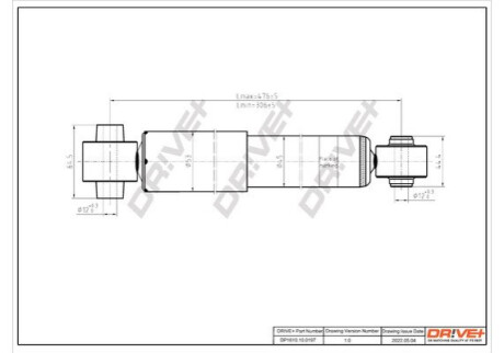 Амортизатор (задній) Nissan Qashqai 08-13 (B4) Dr!ve+ DP1610100197