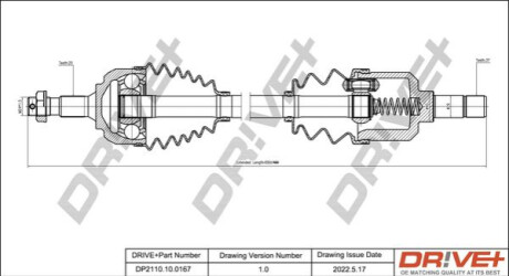 P├ô┼üO┼Ü NAP─śDOWA CITROEN C5 2.2HDI 01- LEW A Dr!ve+ DP2110100167