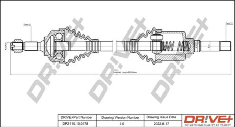 P├ô┼üO┼Ü NAP─śDOWA CITROEN C3 1.4HDI 02- PRA WA Dr!ve+ DP2110100178