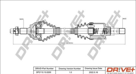 P├ô┼üO┼Ü NAP─śDOWA CITROEN C3 PICASSO 1.4 09 - /PRZ/ LEWA Dr!ve+ DP2110100200