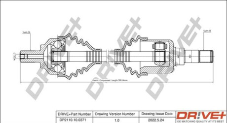 P├ô┼üO┼Ü NAP─śDOWA FORD FOCUS 04-12 LEWA Dr!ve+ DP2110100371