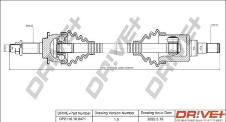 P├ô┼üO┼Ü NAP─śDOWA OPEL AGILA 08- LEWA Dr!ve+ DP2110100471