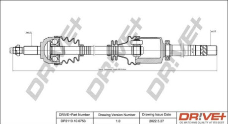 P├ô┼üO┼Ü NAP─śDOWA RENAULT MEGANE 02-08 PRAW A Dr!ve+ DP2110100753