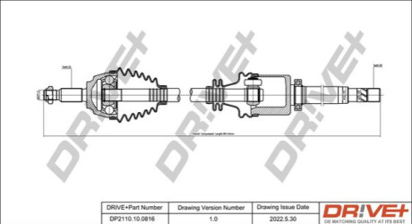 P├ô┼üO┼Ü NAP─śDOWA RENAULT CLIO 05-12 PRAWA Dr!ve+ DP2110100816