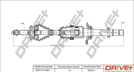 P├ô┼üO┼Ü NAP─śDOWA TOYOTA AVENSIS 08-18 PRAW A Dr!ve+ DP2110100911