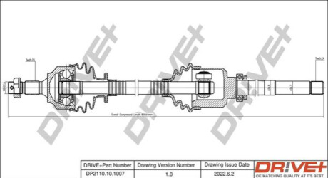 Приводной вал Dr!ve+ DP2110101007