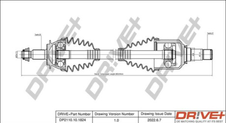 Приводной вал Dr!ve+ DP2110101824