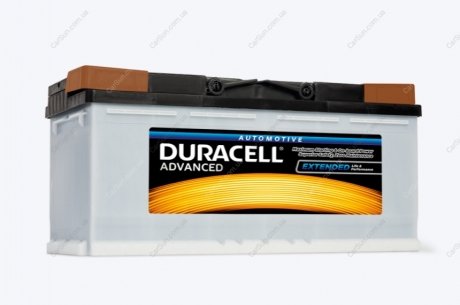 Акумуляторна батарея Advanced 110Ah 12V R+ EN900A (394x175x190) - (99961111020 / 99961111010 / 95861111020) Duracell DA110