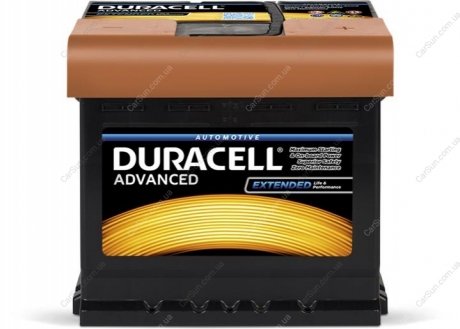Аккумуляторна батарея Advanced 50Ah 12V R+ EN450A (210х175х190) - (LP370APE044CH0 / 000915105AA / E364041) Duracell DA50