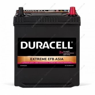 Акумуляторна батарея EFB Extreme Asia 65Ah 12V R+ EN550A (233x173x203) Duracell DE65EFBASIA (фото 1)