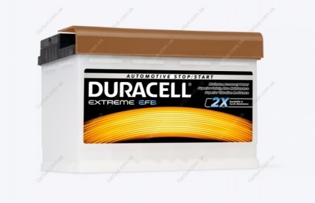 Акумуляторна батарея EFB Extreme 70Ah 12V R+ EN660A (278x175x190) Duracell DE70EFB (фото 1)