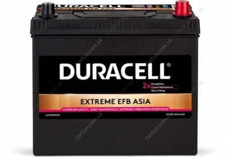 Акумуляторна батарея Extreme EFB Asia 70Ah 12V R+ EN680A (260х174х200) - (LP370APE070SH0 / KE24175E00NY / KE24170E00EF) Duracell DE70EFBASIA (фото 1)