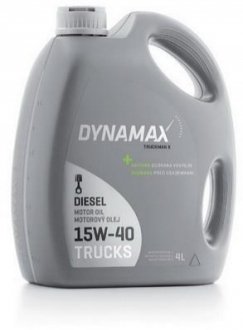 Масло моторное TRUCK. X 15W40 (4L) DYNAMAX 501618 (фото 1)