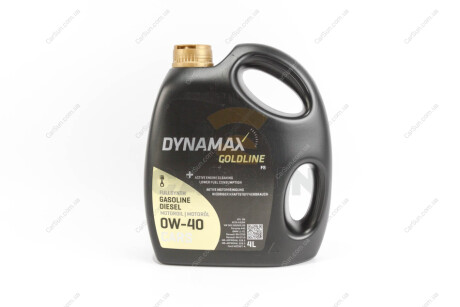 Масло моторне GOLDLINE FS 0W40 (4L) DYNAMAX 502732