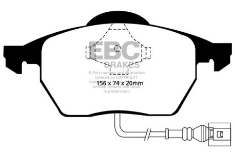 Автозапчасть EBC DP21330