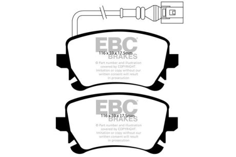 Автозапчасть EBC DP41534R