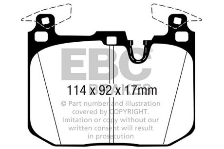 Автозапчасть EBC DP42360R