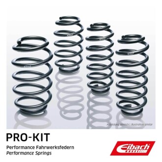 SPRÊ¯YNA ZAWIESZENIA ZESTAW PRO-KIT AUDI EIBACH E10150211622