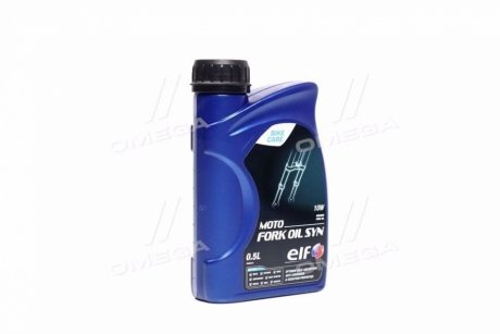 Гідравлічна олія MOTO FORK OIL SYN 10W 0.5л для вилок та амортизаторів ELF 213966