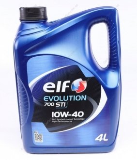 Моторное масло EVOLUTION 700 STI 10W-40 4л - ELF 216670