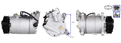 КОМПРЕСОР КОНДИЦІОНЕРУ BMW X3/ MINI11- ELSTOCK 51-1093