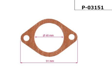 Прокладка рейки с ГУР EMMETEC P-03151