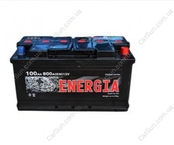 Автомобильный аккумулятор 100 Ah 800 A(EN) 352x175x190 Energia 100 ENERGIAR